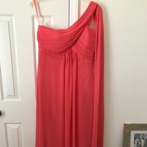 Coral color Bridesmaid Dress Size 12-14